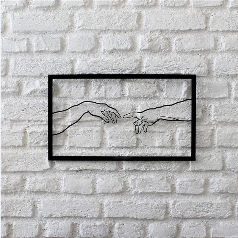 Metal Wall Art Reaching Hands