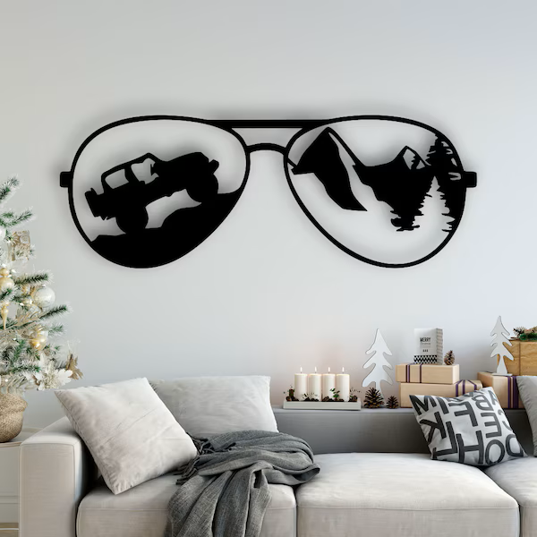 Metal Wall Art  Sun Glass