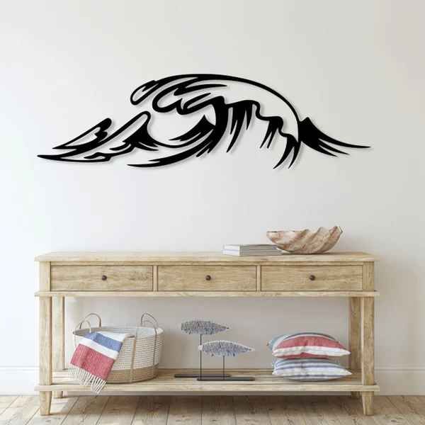 Metal Wall Art Wave
