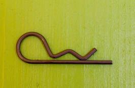 > COPIGLIE A "R" in acciaio inox  (misure in mm)