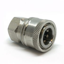 Stainless Steel Mini Quick Release Coupling 1/4" BSP Female