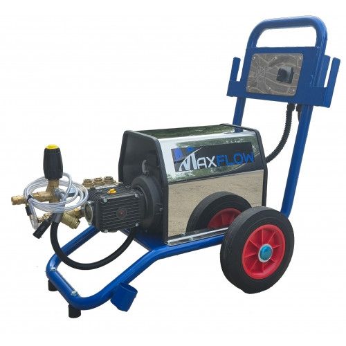 Maxflow Electric Pressure Washer Upright Frame – 230v- 16A 12 LPM 150 Bar