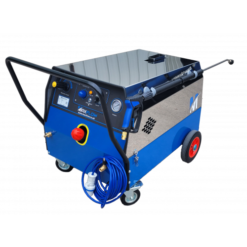Maxflow Electric Hot Pressure Washer Timed Auto-Stop – 230v-16A 12 LPM 150 Bar