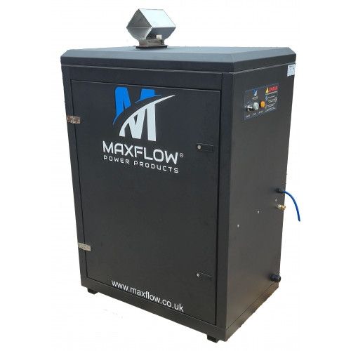 Maxflow Static Cabinet Hot Pressure Washer Timed Auto-Stop – 230v 12 LPM 150 Bar