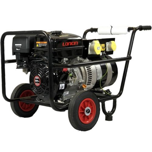 Maxflow Industrial Petrol Generator – Loncin G390 Engine 7.0 kVA Trolley Frame