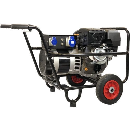 Maxflow Industrial Petrol Generator – Loncin G420F Engine 8.0 kVA Trolley Frame + AVR - Electric start generator