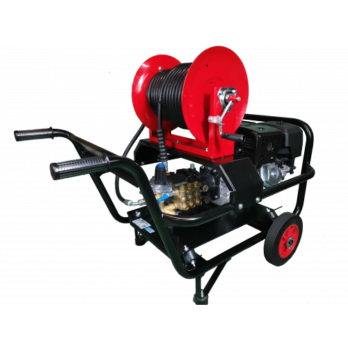 Loncin G420 24 LPM Gearbox Driven Trolley Frame + 30M Reel (Electric Start)