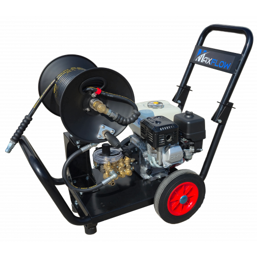 Domestic Pressure Washer - Honda GP200 12 LPM Drop Handle Frame + 20M Reel