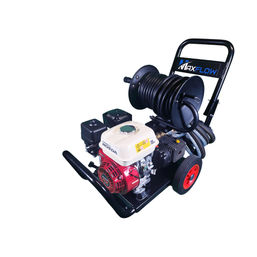 Semi-Industrial Pressure Washer - Honda GX200 14 LPM Compact Frame with reel