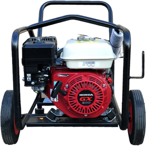 Semi-Industrial Pressure Washer - Honda GX200 14 LPM Cage Frame (Electric Start)