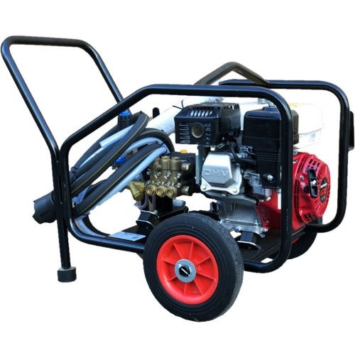 Semi-Industrial Pressure Washer - Honda GX200 14 LPM Cage Frame (Electric Start)