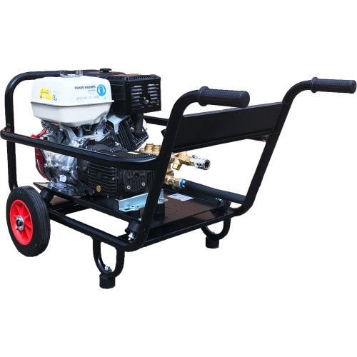 Industrial Pressure Washer - Honda GX390 21 LPM Comet Pump Trolley Frame