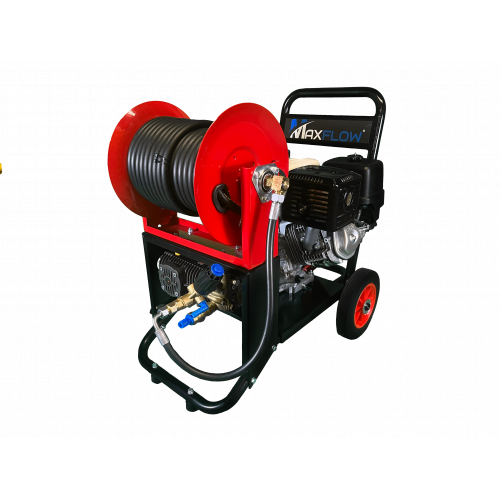 Industrial Pressure Washer - Honda GX390 21 LPM Comet Pump Compact Frame + 30M Reel