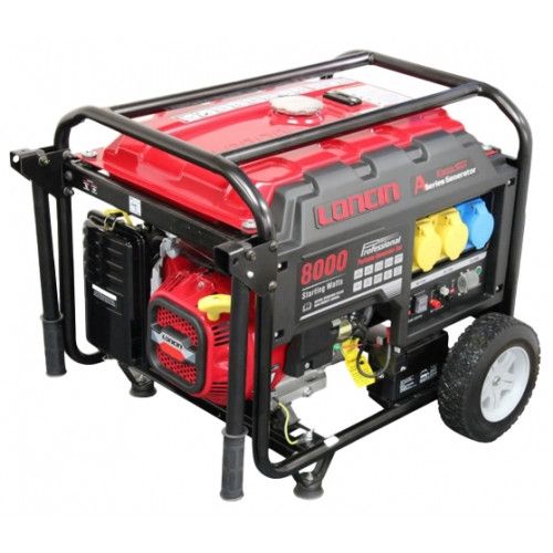 Loncin LC8000D-A Petrol Generator - Loncin G420F Engine 7.5 KVA