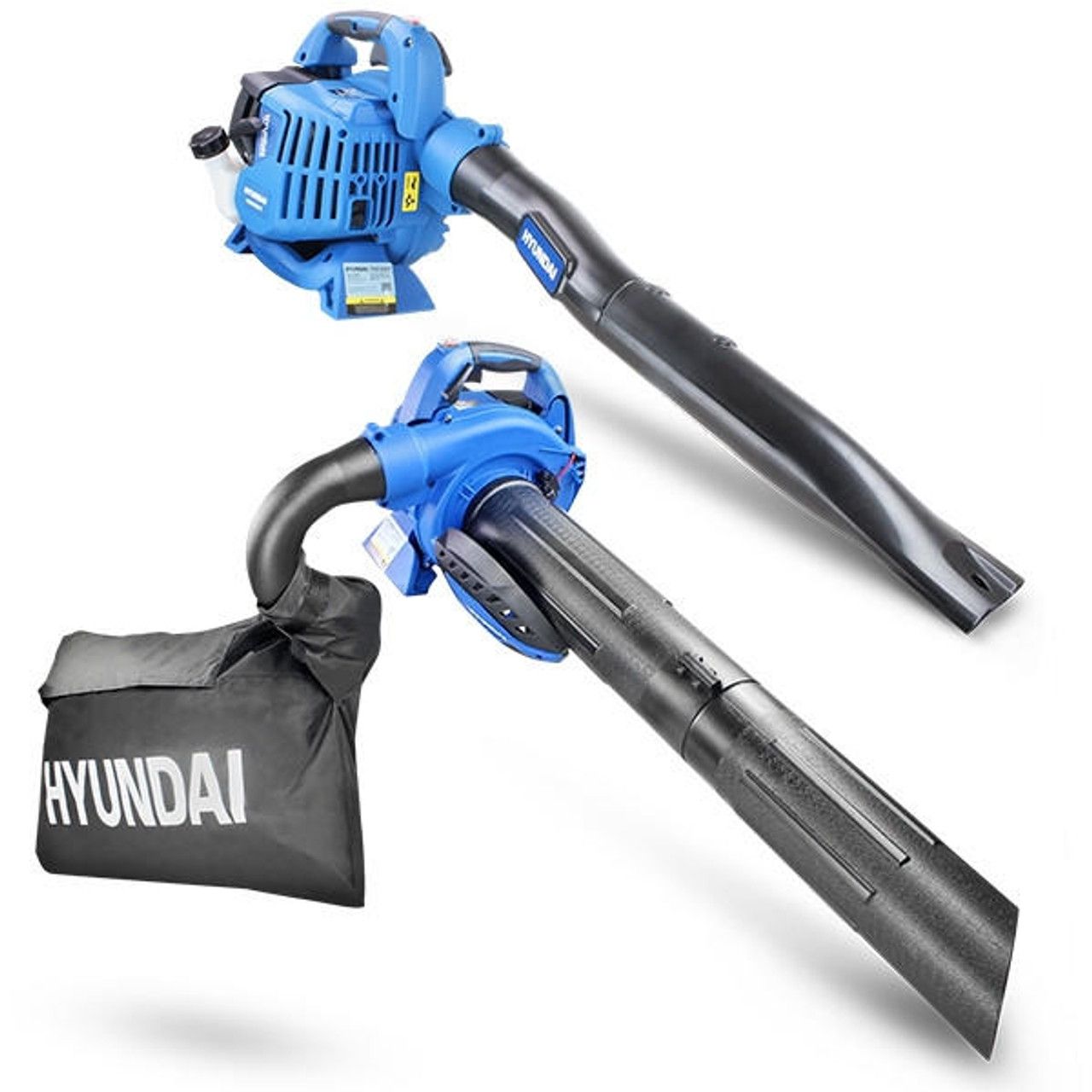 Hyundai 26cc 2-Stroke 3-in-1 Petrol Leaf Blower Garden Vac & Shredder Hyundai 26cc 2-Stroke 3-in-1 Petrol Leaf Blower Garden Vac & Shredder