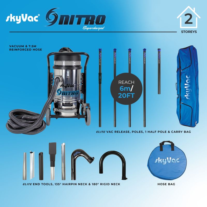 SkyVac Nitro Gutter Vacuum