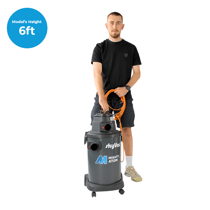 SkyVac Mighty Atom - Gutter Vacuum Only