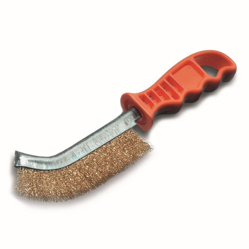 Wire Brush With Plastic Handle