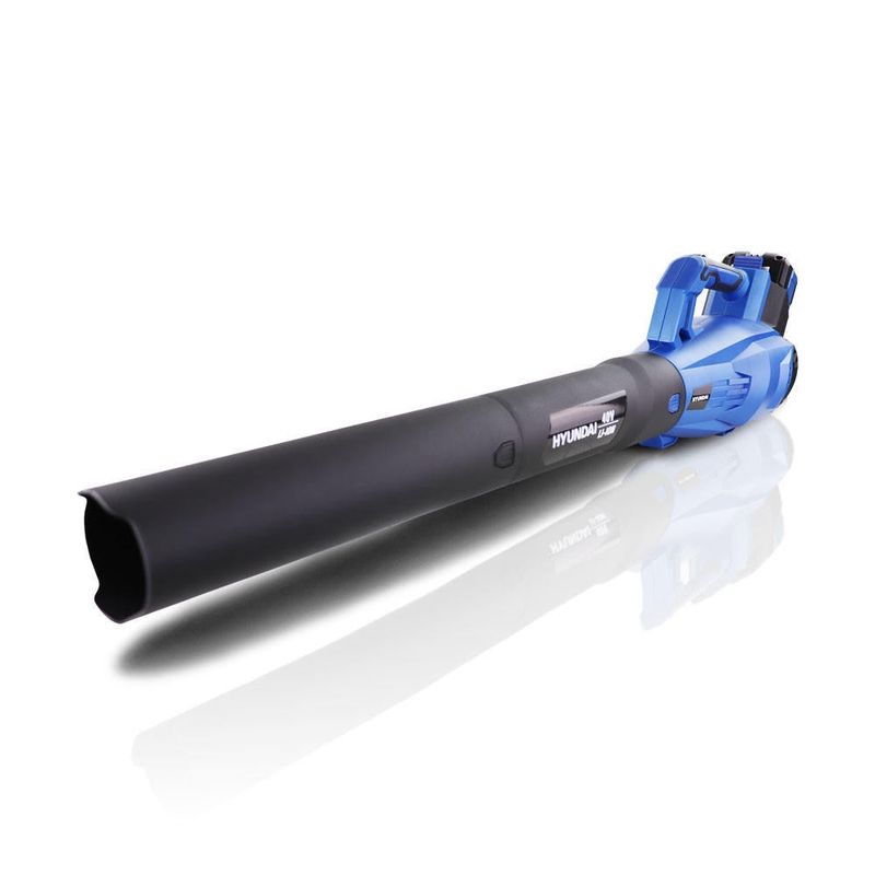 Hyundai 40V Cordless Leaf Blower, 132mph Air Speed, Lightweight, Li-Ion Battery Powered Garden Blower