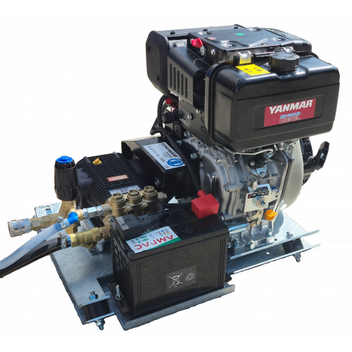 Maxflow Industrial Pressure Washer - Yanmar L100 15LPM Skid Frame