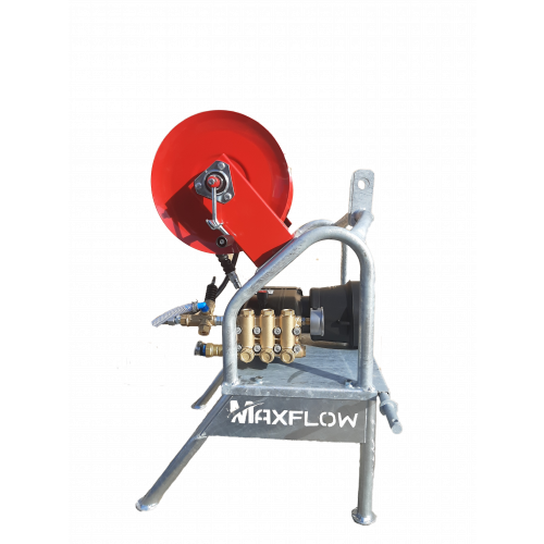 Maxflow Industrial PTO Pressure Washer - 25 LPM 250 Bar Hawk Pump + 30M Reel