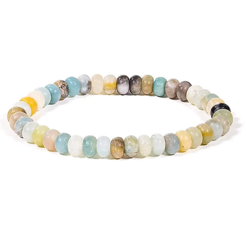 Bracelet Amazonite Ovales Mixte