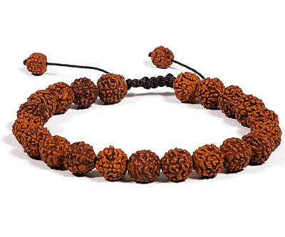 Bracelet Rudraksha réglable Mixte