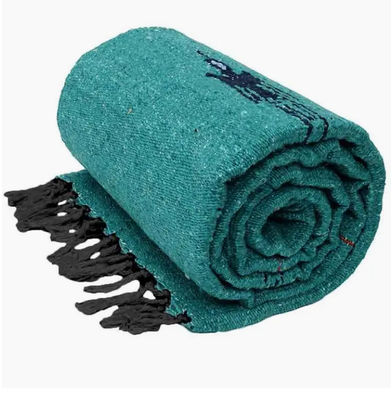 Couverture Bird Bleu Sarcelle