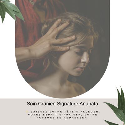 Massage crânien facial scapulaire 1 h