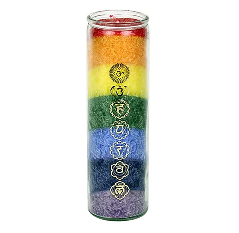 Bougie 7 Chakras Huiles Essentielles