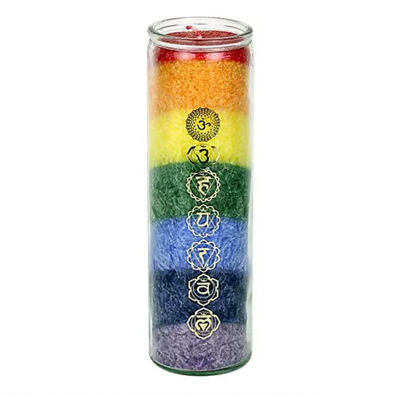 Bougie 7 Chakras Huiles Essentielles