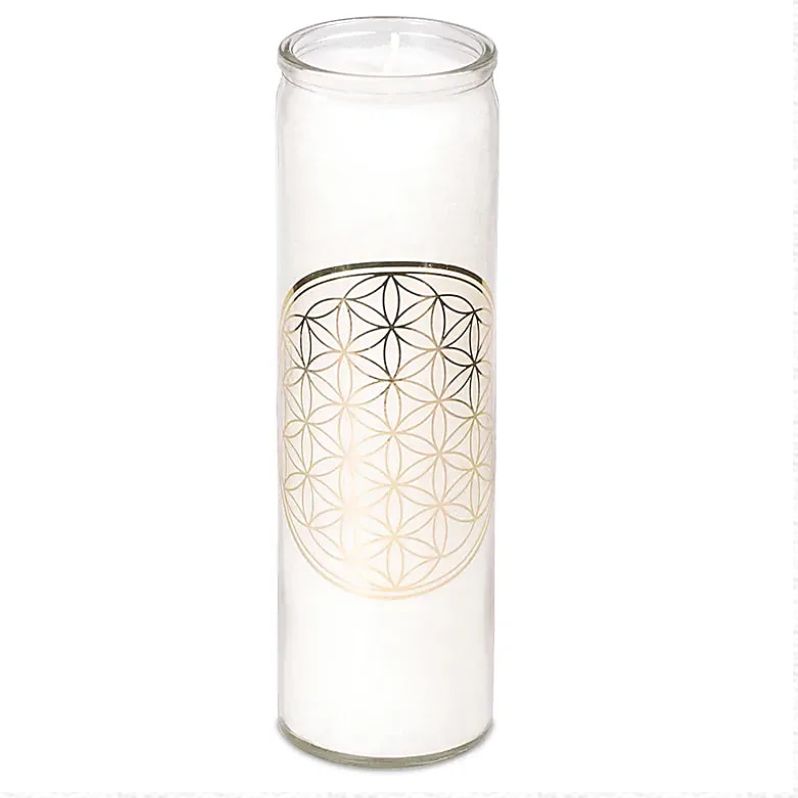 Bougie Parfumée Fleur de vie Blanche