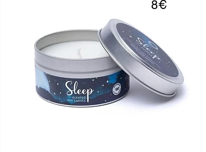 Bougie « sleep » 10/15 heures combustion