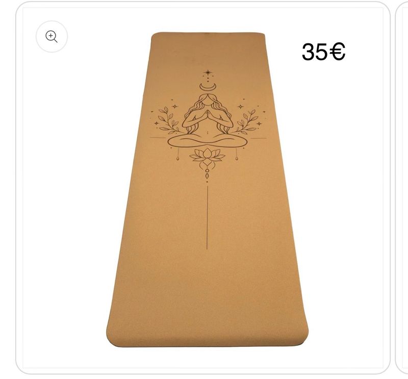 Tapis liège yoga