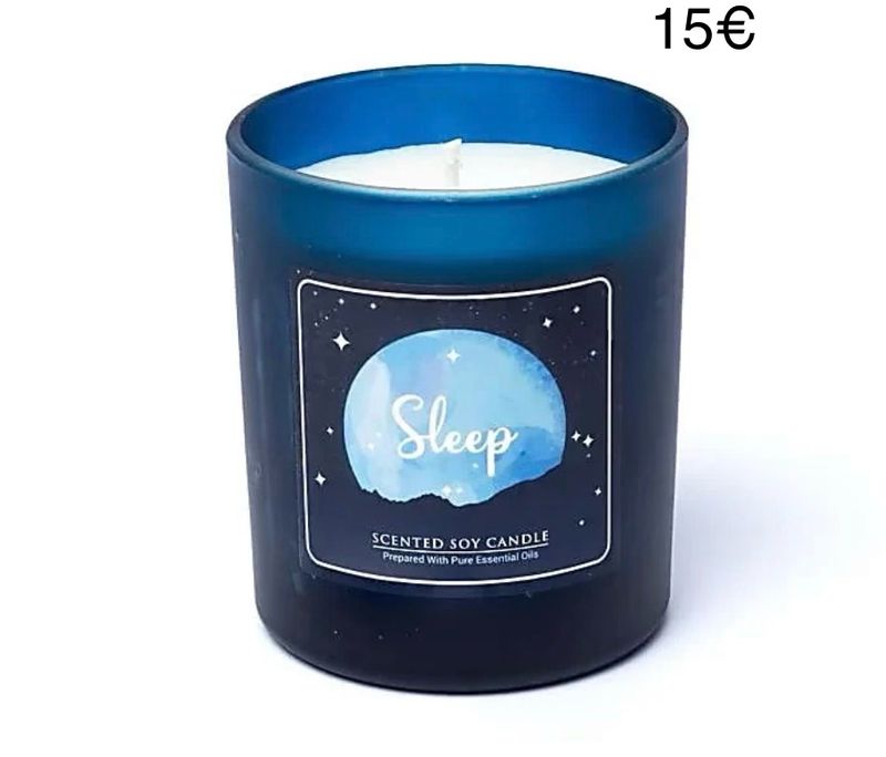 Bougie « sleep » 50 hrs combustion