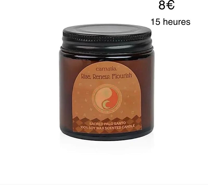 Bougie Believe in miracle Myrrhe mystique 15 heures combustion