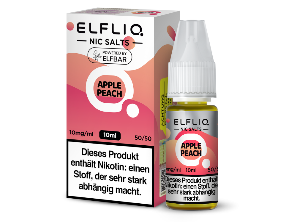 ELFBAR - APPLE PEACH 5X 10 ML LIQUID