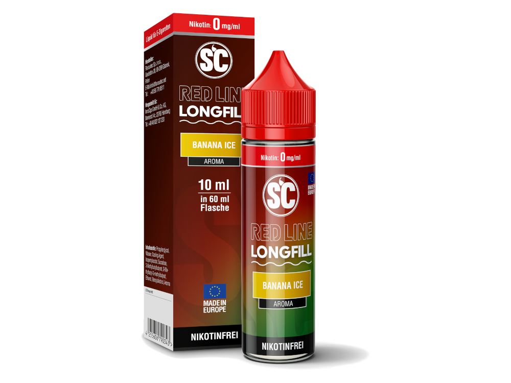 SC - Red Line - Longfills 10 ml, Geschmack: Banana Ice