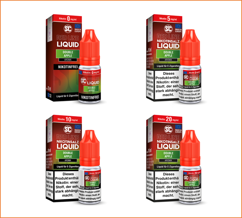 SC Red Line - Double Apple - Nikotinsalz Liquid