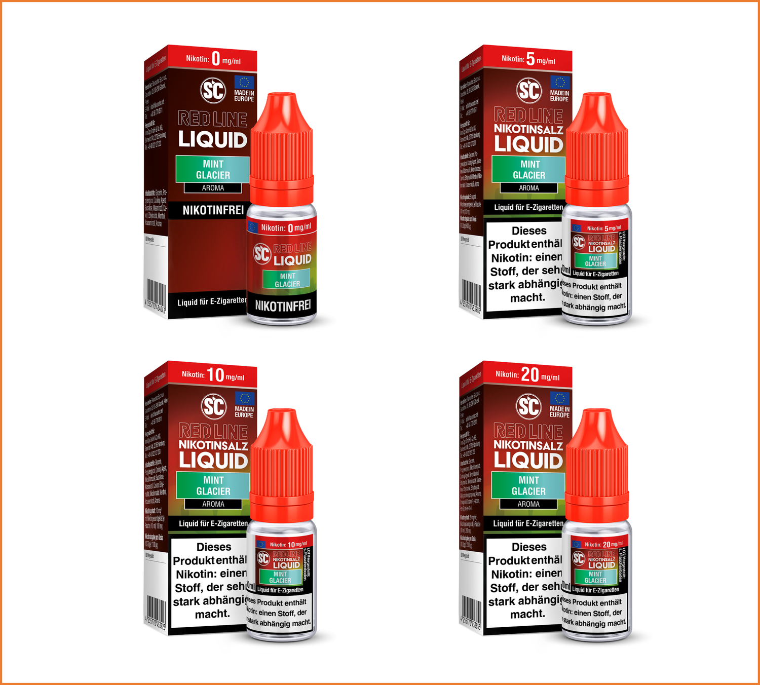 SC Red Line - Mint Glacier - Nikotinsalz Liquid