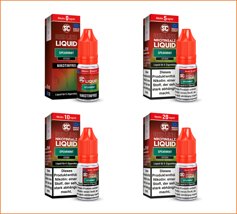 SC Red Line - Spearmint - Nikotinsalz Liquid