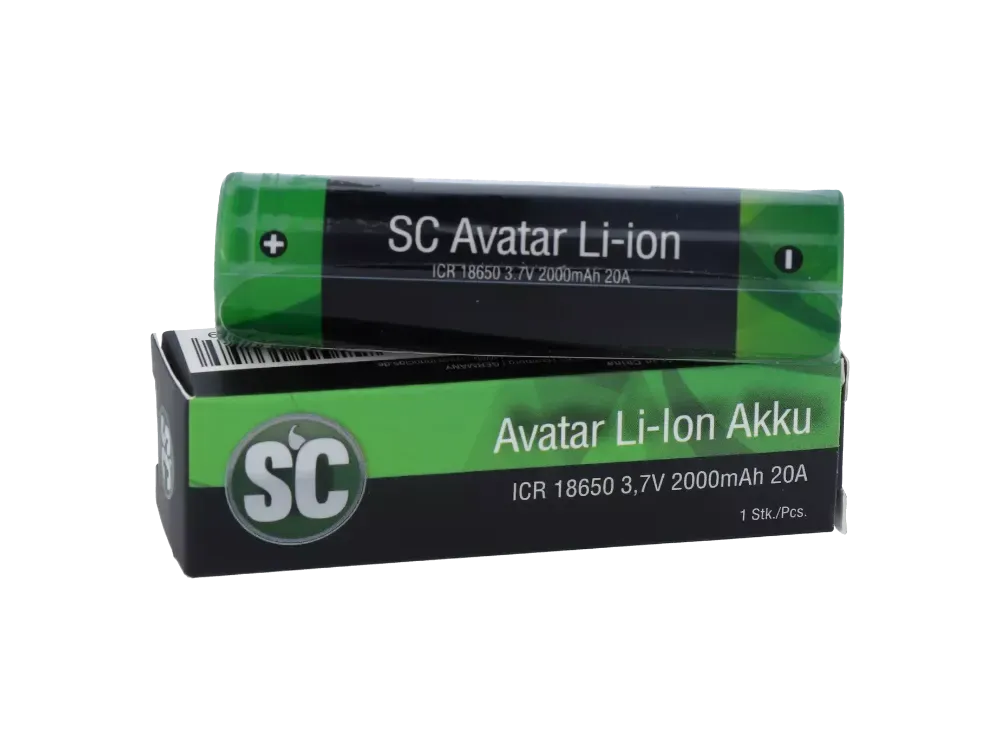 SC 18650er Akku 2000 mAh - 3,7 V
