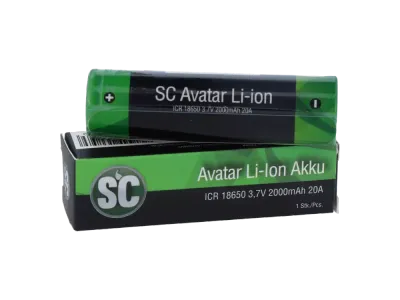 SC 18650er Akku 2000 mAh - 3,7 V