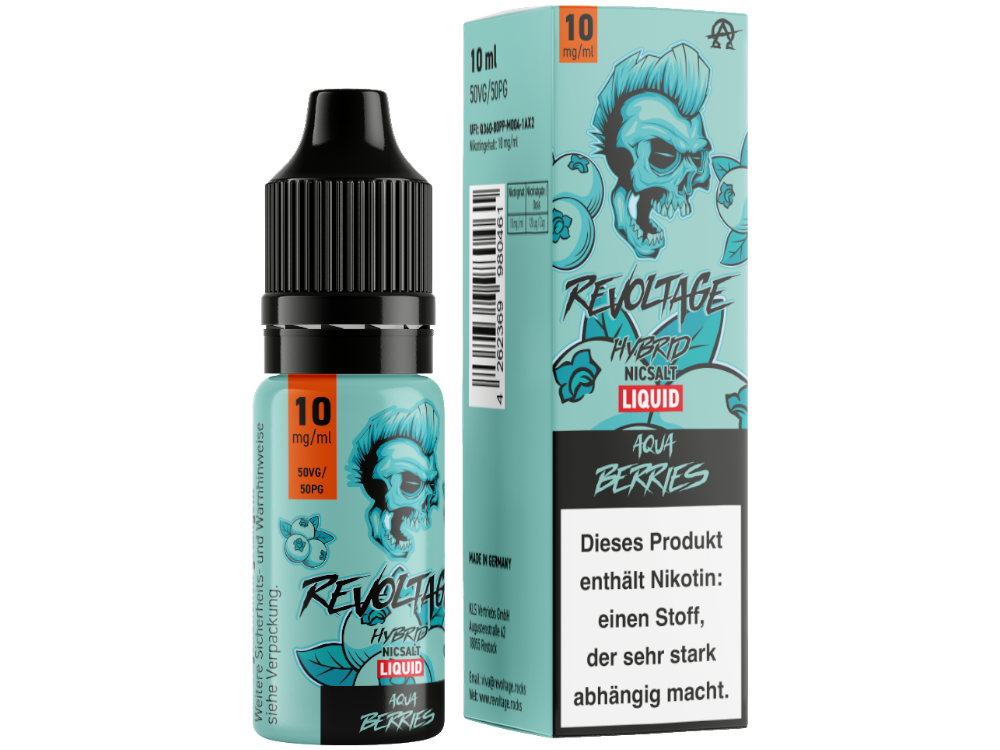 REVOLTAGE – AQUA BERRIES HYBRID NIKOTINSALZ LIQUID