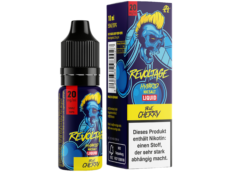 REVOLTAGE - BLUE CHERRY HYBRID NIKOTINSALZ LIQUID