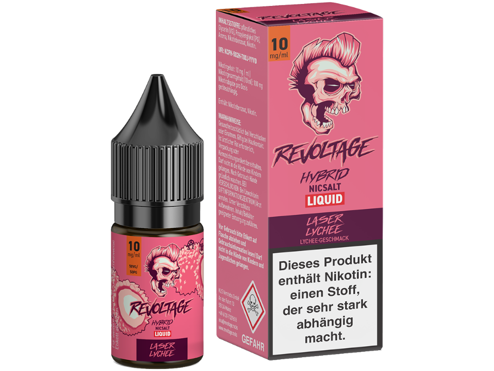 REVOLTAGE - LASER LYCHEE HYBRID NIKOTINSALZ LIQUID