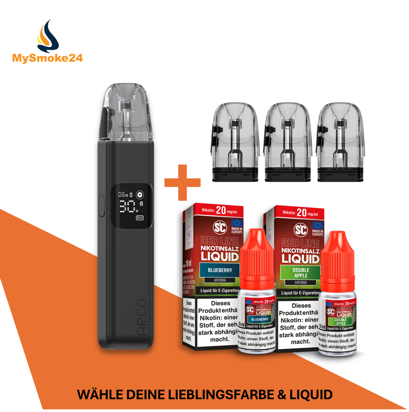 SMOK ARCO DIGI STARTERSET MIT SC RED LINE LIQUIDS
