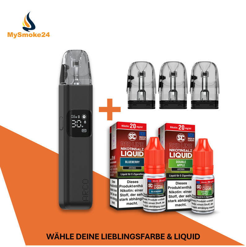 SMOK ARCO DIGI STARTERSET MIT SC RED LINE LIQUIDS