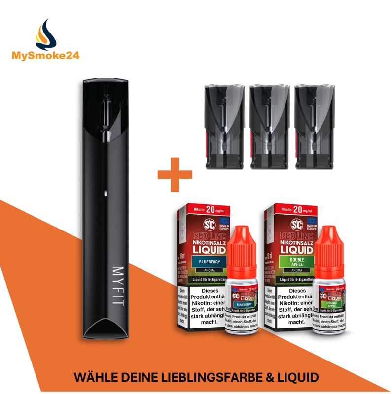 MYFIT STARTER SET MIT SC RED LINE LIQUID
