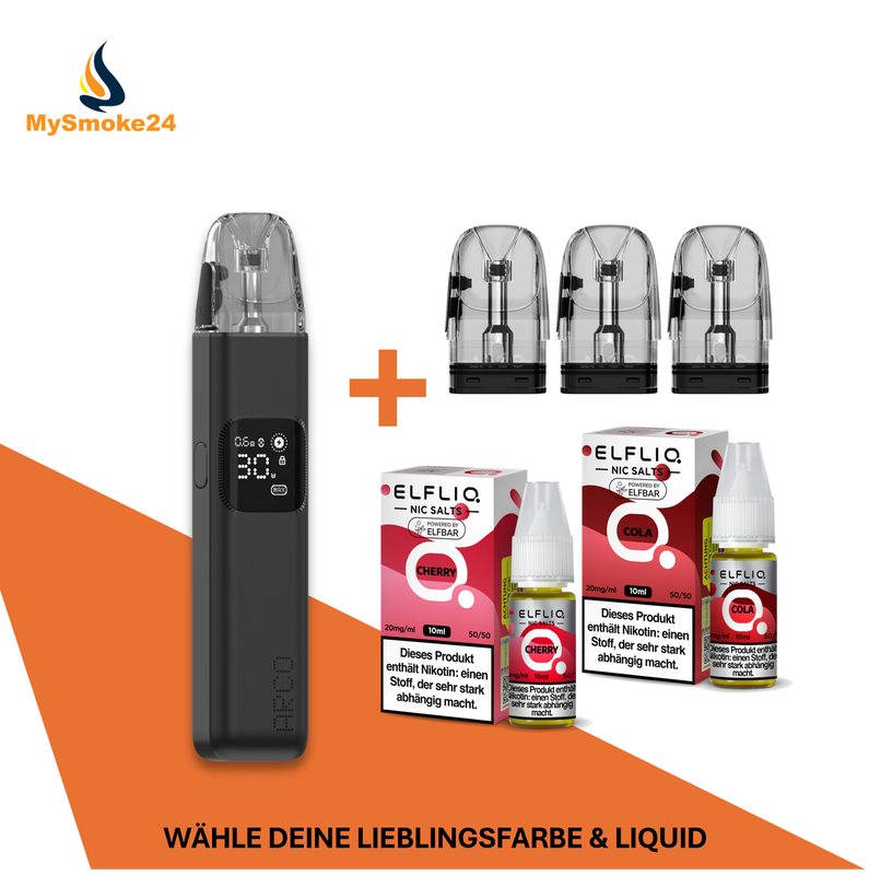 SMOK ARCO DIGI STARTER SET MIT ELFLIQ NIKOTINSALZ LIQUID
